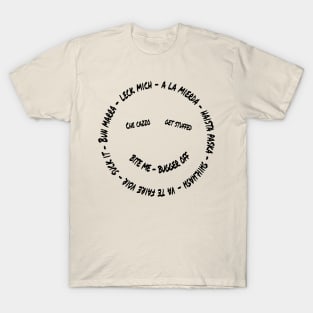 Sarcastic smiley face bite me T-Shirt